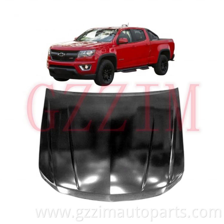 Car Accessories Black Stainless Aluminium Alloy Hood Used For Chevrolet Colorado 2015-2020 USA Style